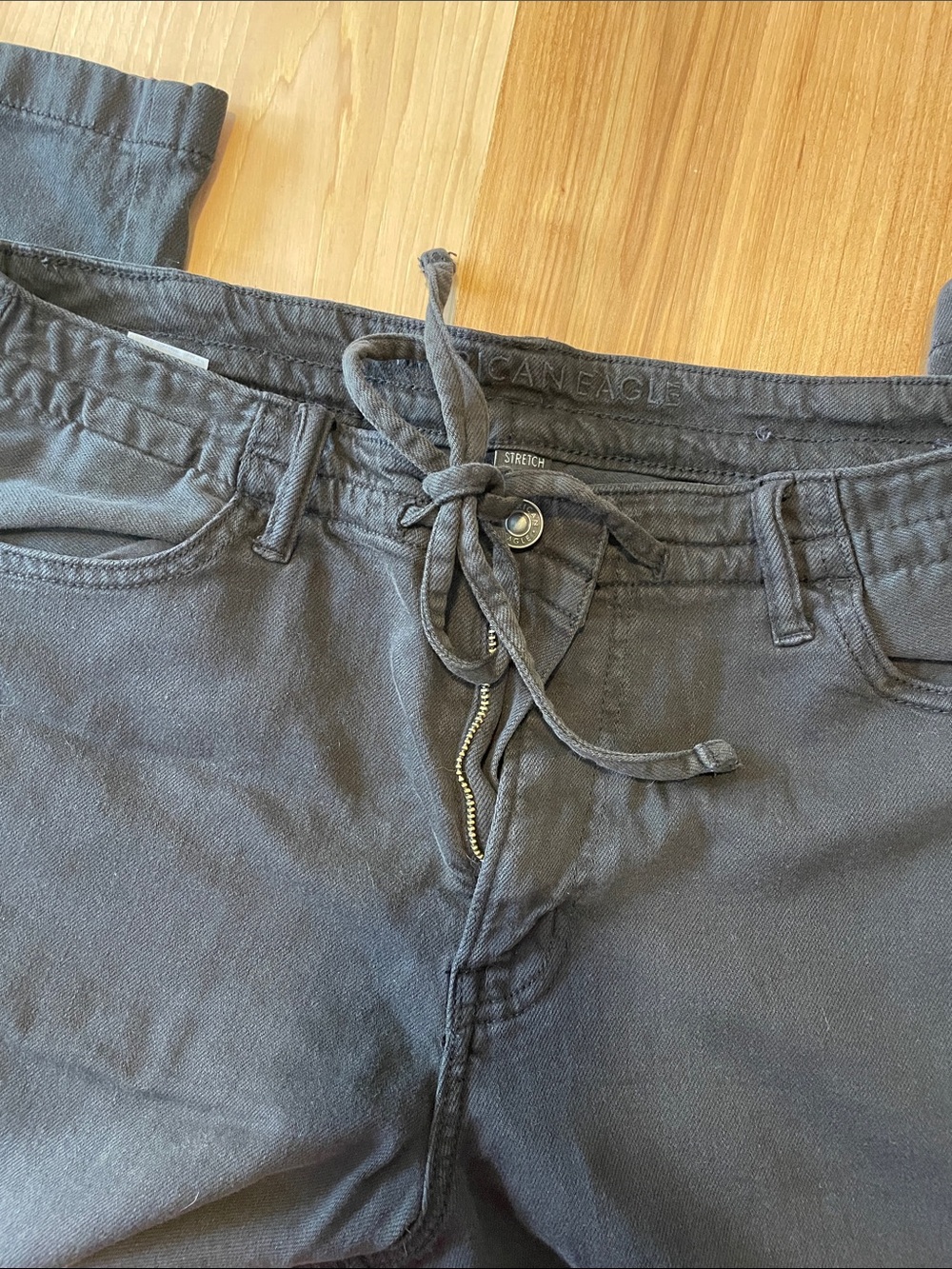 American Eagle Outfitters Black Wide Leg Pants